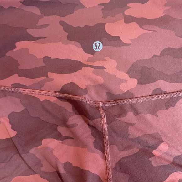 lululemon align pink camo leggings size 14 - 21 in inseam - Picture 7 of 7